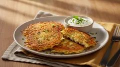 Zo bak je de lekkerste knapperige aardappelpannenkoeken zoals oma ze maakte